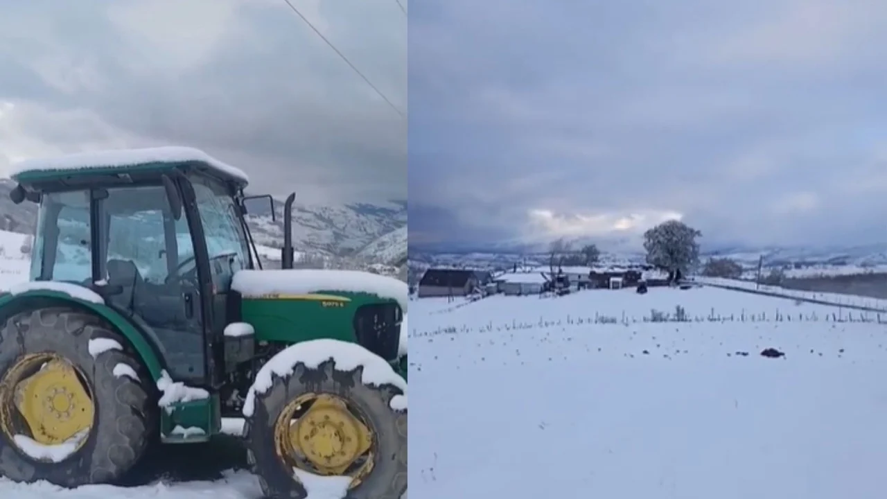 Pranverë me borë, zbardhen zonat malore të Kukësit