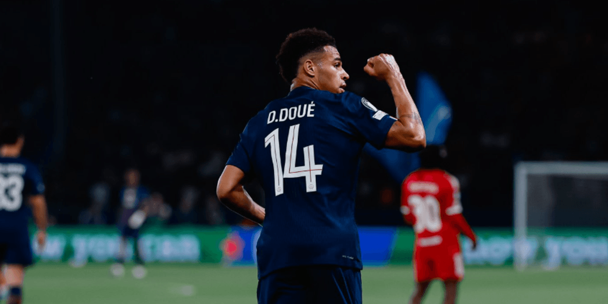 Goli i Desire Doue e dërgon PSG-në në pushim me epërsi