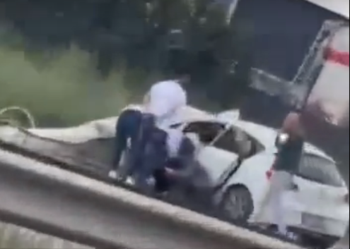 Aksident i rëndë trafiku te Parku i Biznesit në Drenas (Video)