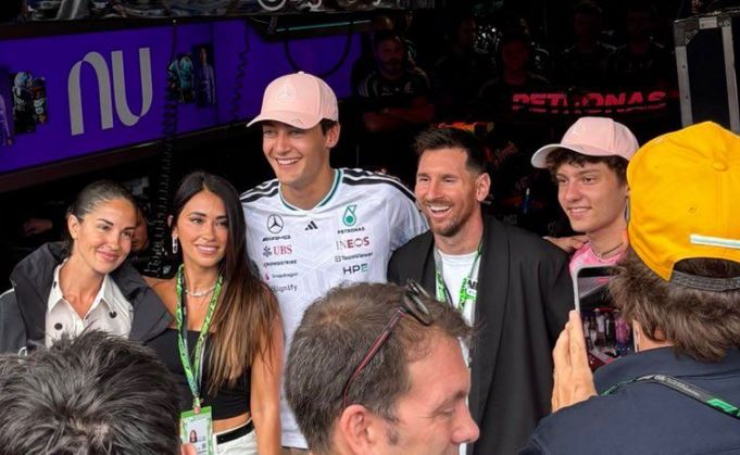 Do jetë fans i Mercedesit, Messi me familja shkojnë për të shikuar garën e Formula 1