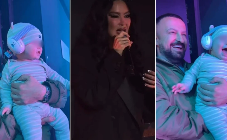 Reagimi i djalit të Dafina Zeqirit merr gjithë vëmendjen në koncertin e saj në Athinë