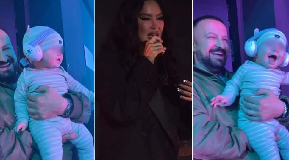 Reagimi i djalit të Dafina Zeqirit merr gjithë vëmendjen në koncertin e saj në Athinë