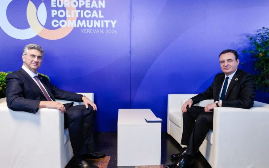 Kurti takohet me kryeministrin kroat, diskutohet për proceset euro-atlantike