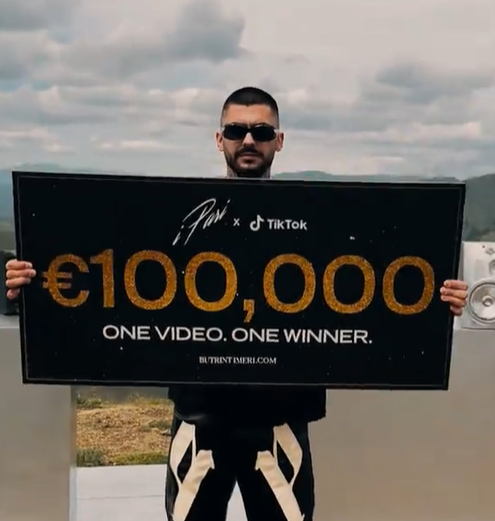 Butrint Imeri me super ofertë për fansat: 100 mijë euro për videot më kreative në TikTok