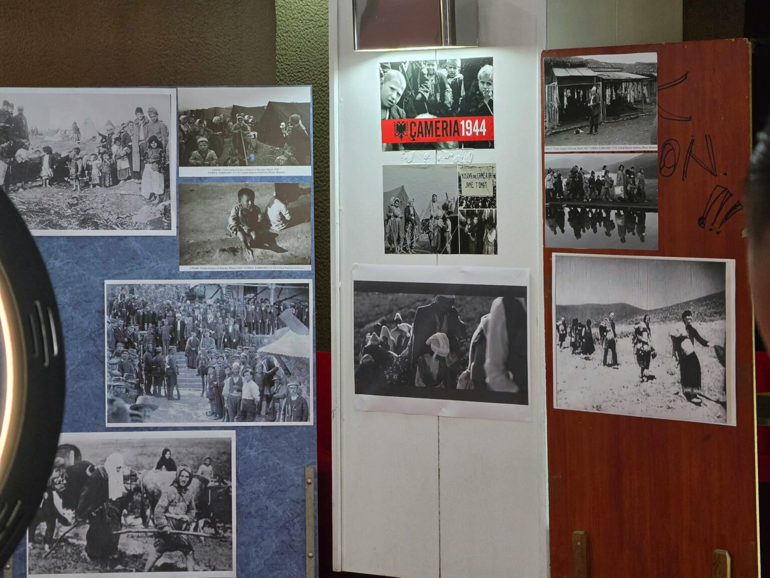 Shoqata “Çamëria”-Kosovë hap ekspozitë me fotografi dhe dokumente historike për tragjedinë çame