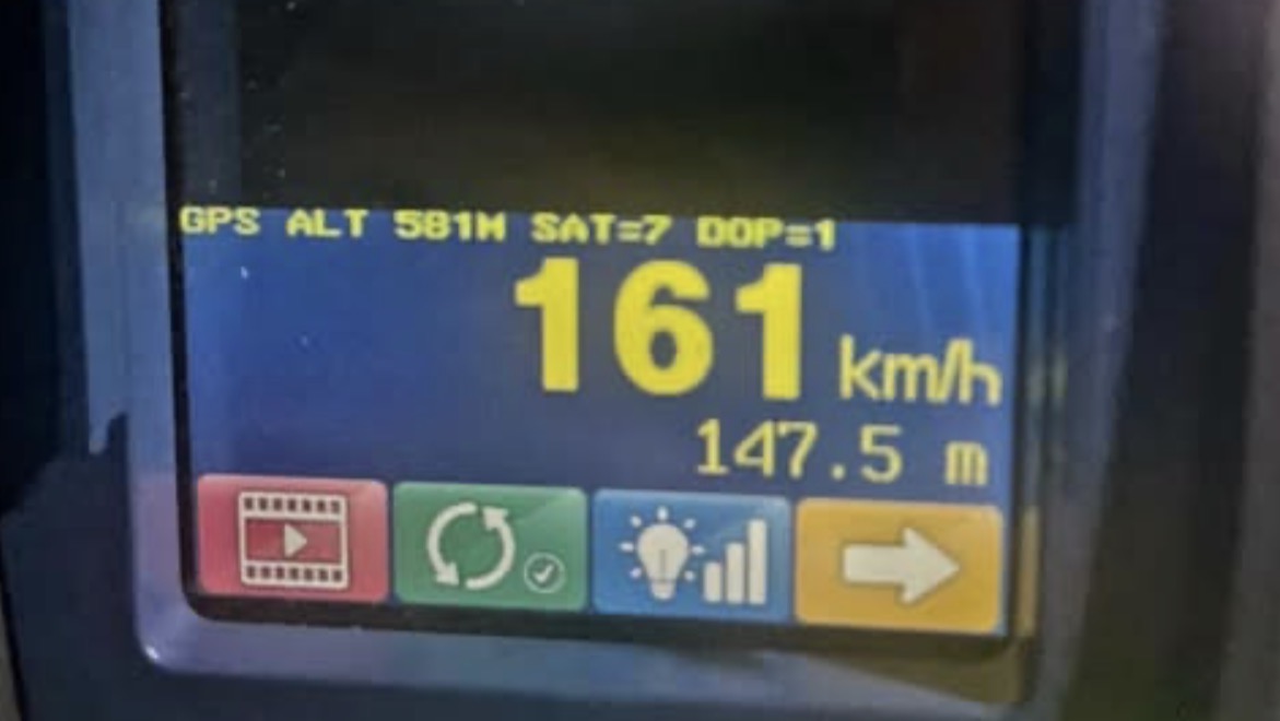 Ferizaj: Policia ndëshkon tre shoferë për shkelje të rënda në trafik, njëri voziti 161 km/h në zonë me kufizim 50