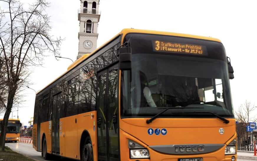 Trafiku Urban njofton devijimin e linjës 3 dhe 4, shkak punimet në rrugën “Fehmi Lladrovci”