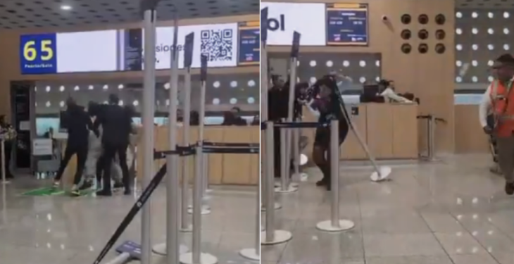 Eskalon situata në një aeroport të huaj, sulmohet edhe stafi