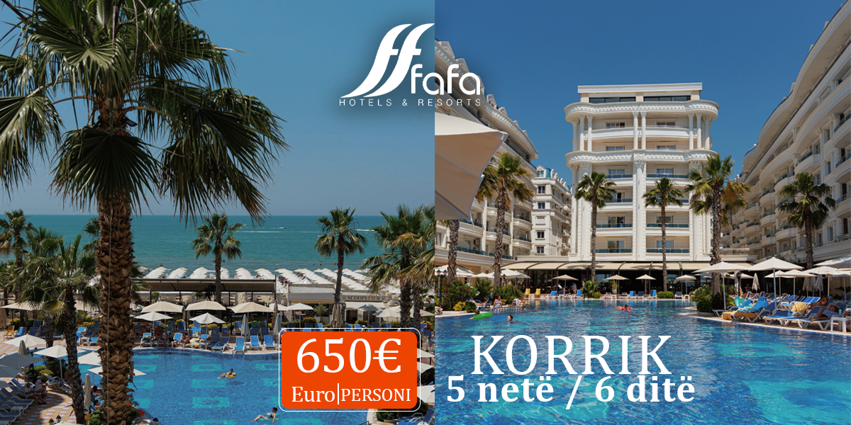 Këtë korrik zgjidhni luksin buzë detit! Grand Blue Fafa & Fafa Aqua Palace ju pret me ofertën All Inclusive