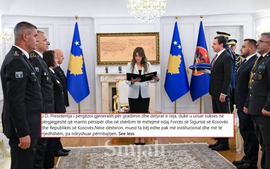 “Nëse dëshiron, mund ta bëj më institucional”, Presidenca shkruan komunikatë me inteligjencë artificiale – “harron” ta fshijë fjalinë e chatbotit –