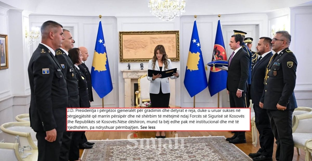 “Nëse dëshiron, mund ta bëj më institucional”, Presidenca shkruan komunikatë me inteligjencë artificiale – “harron” ta fshijë fjalinë e chatbotit –