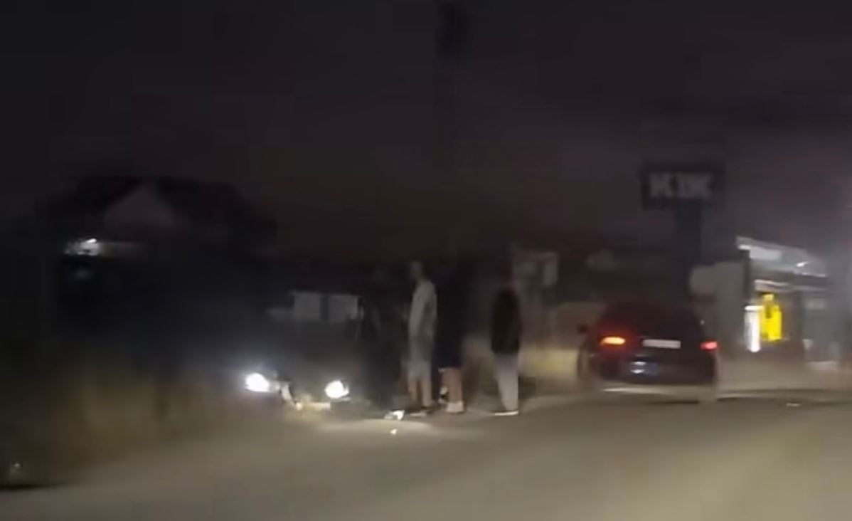 Aksident në orët e para të mëngjesit në Gjilan, katër persona