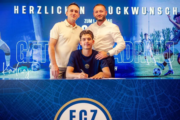 Talenti nga Kosova, Getuar Kadrijaj nënshkruan kontratën e parë profesionale me FC Zurich –