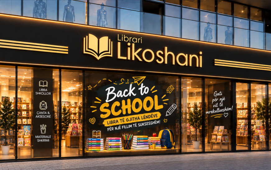 Libraria Likoshani – gjithçka që ju nevojitet për shkollë në një vend