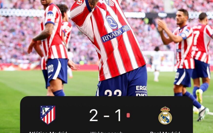 Atlético Madridi triumfon ndaj Real Madridit në derbin madrilen