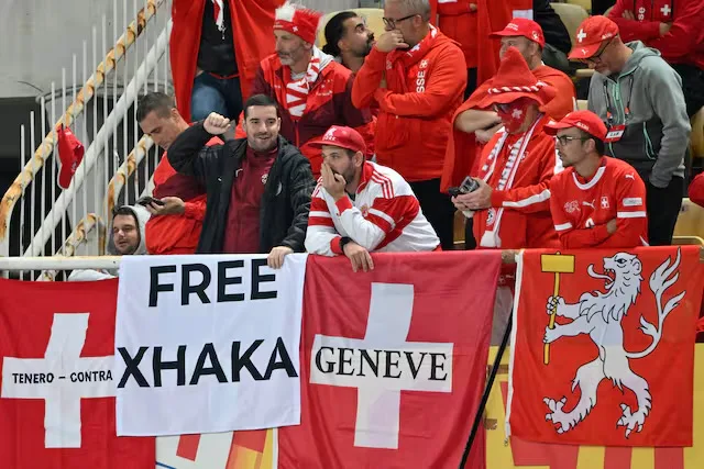 “Free Xhaka”, tifozët zviceranë i dalin në krah Granit Xhakës në ndeshjen ndaj Maqedonisë së Veriut –