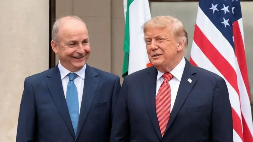 Një Irlandë e Bashkuar do të ishte ‘fantastike’, thotë Trump gjatë vizitës në Irlandë