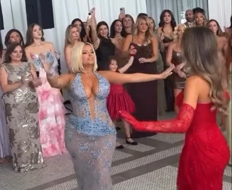 Nën ritmet e muzikës shqipe, Bebe Rexha vallëzon në dasmën e vëllait –