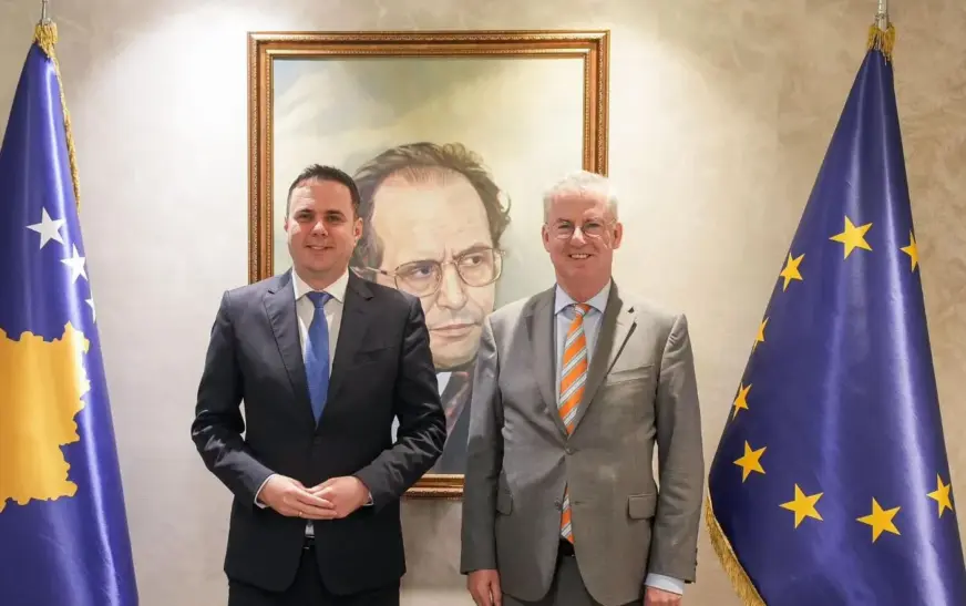 Abdixhiku takon ambasadorin e BE-së, diskutojnë zhvillimet politike dhe funksionalizimin e institucioneve –