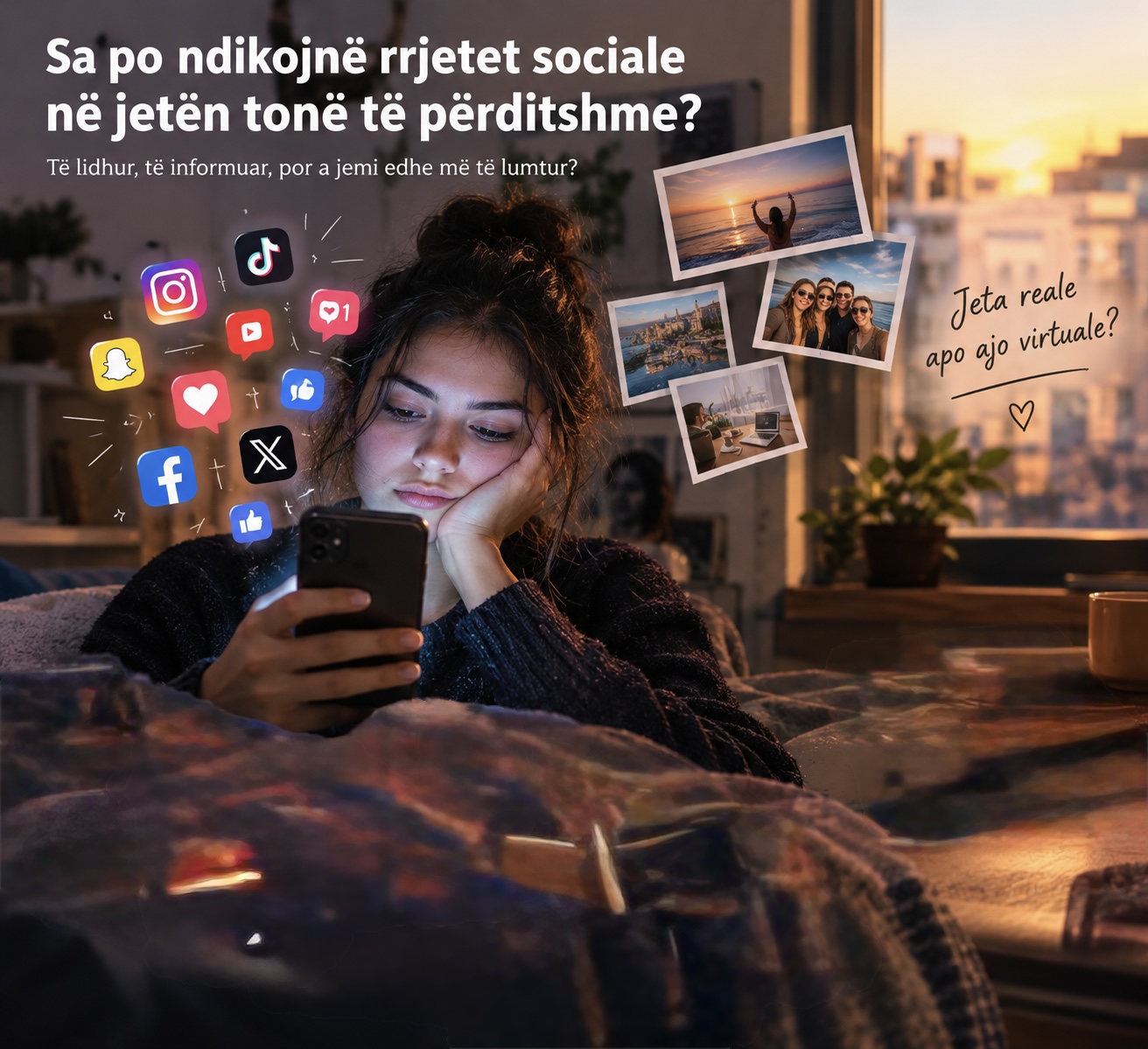 Sa po ndikojnë rrjetet sociale në jetën tonë të përditshme?