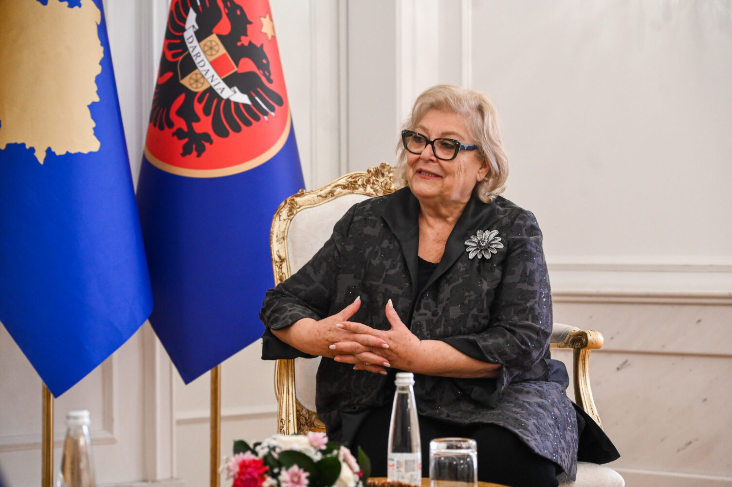 Presidentja Shiroka Pula merr pjesë në ceremoninë e 70-vjetorit të Revolucionit Hungarez