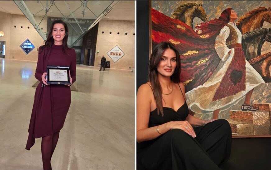 Blerina Muhaxheri vlerësohet në Paris për artin që promovon traditën shqiptare