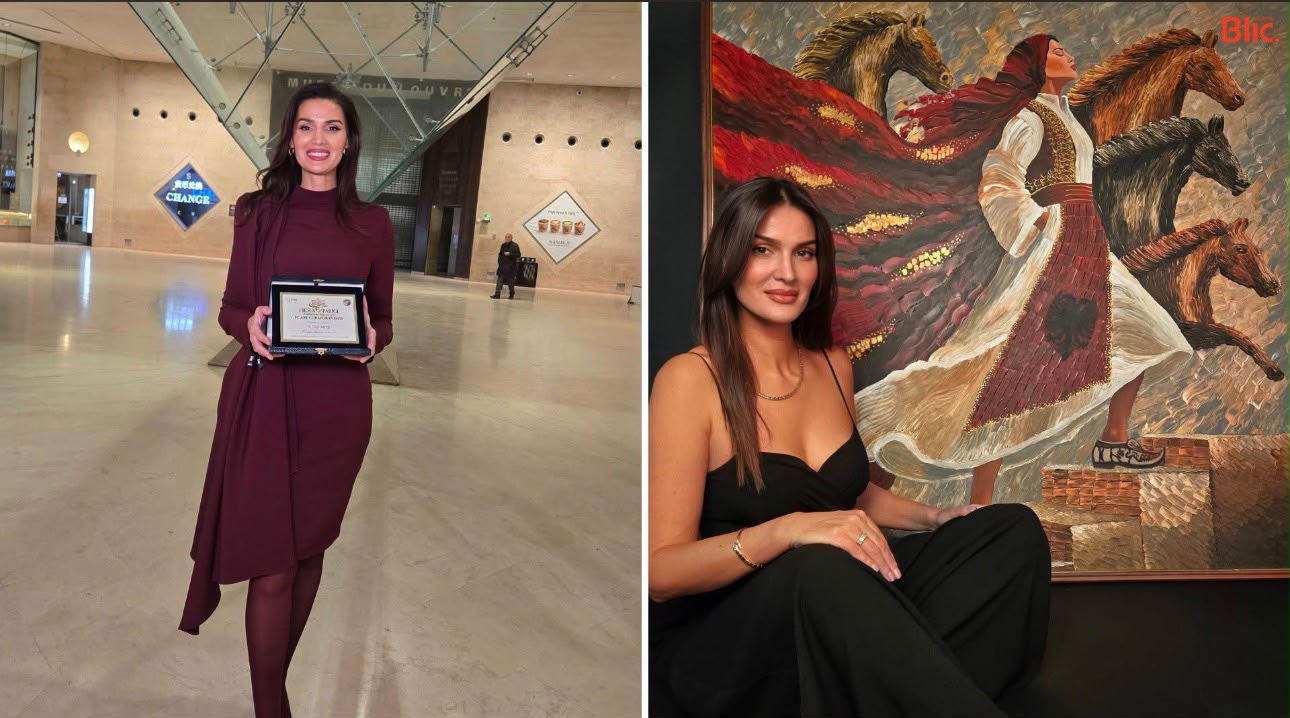 Blerina Muhaxheri vlerësohet në Paris për artin që promovon traditën shqiptare