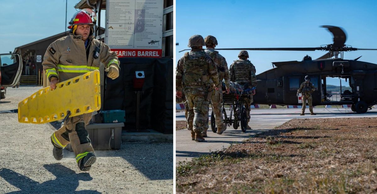 KFOR-i zhvillon ushtrim për viktima masive në Bondsteel, simulohet evakuimi me helikopter –